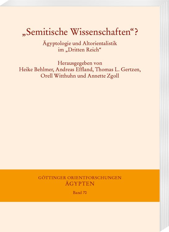Produktbild: &bdquo;Semitische Wissenschaften&ldquo;?