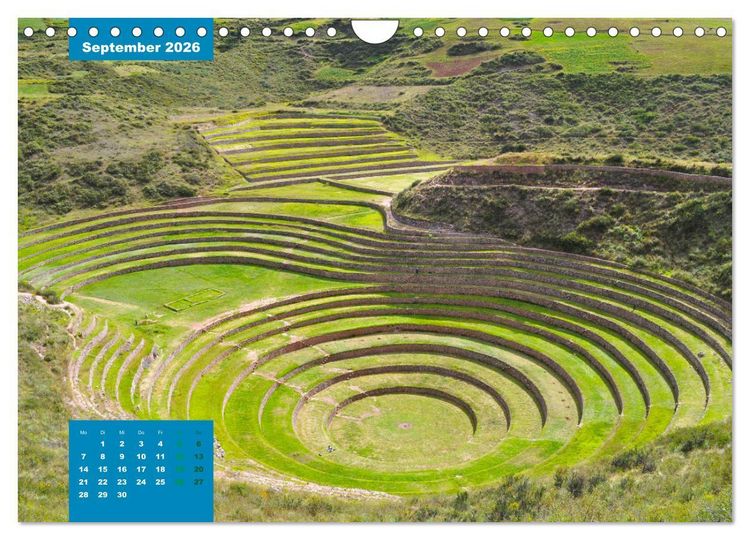 Produktbild: Erlebe mit mir das unverwechselbare Peru (Wandkalender 2026 DIN A4 quer), CALVENDO Monatskalender