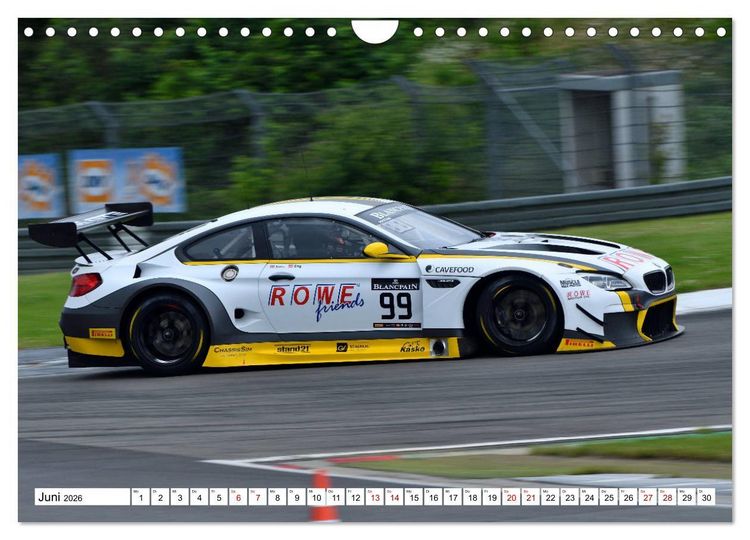 Produktbild: Faszination GT3 RACING (Wandkalender 2026 DIN A4 quer), CALVENDO Monatskalender