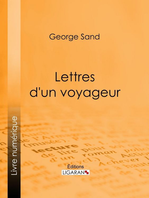 Produktbild: Lettres d'un voyageur