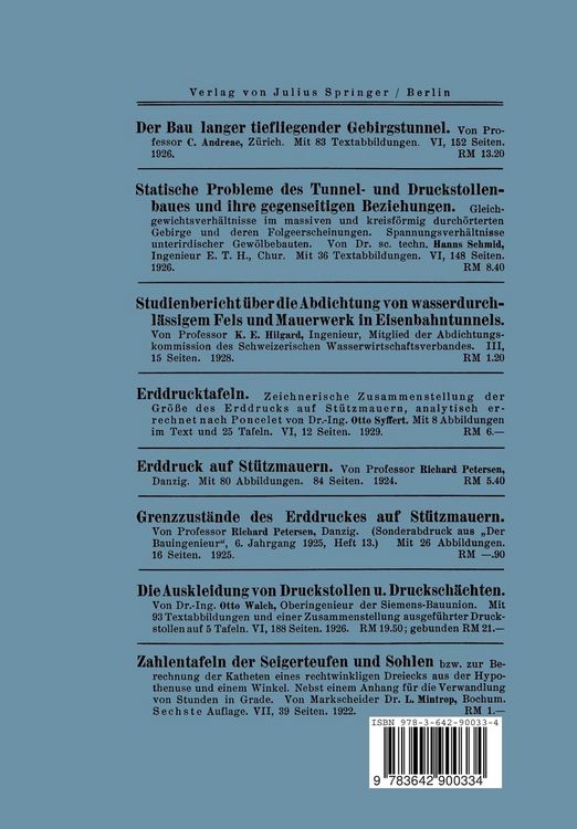 Produktbild: Der Ausgleich des Gebirgsdruckes in gro&szlig;en Teufen beim Berg- und Tunnelbau