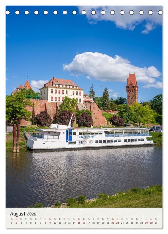 Produktbild: Tangerm&uuml;nde - Historische Altstadt an der Elbe (Tischkalender 2026 DIN A5 hoch), CALVENDO Monatskalender