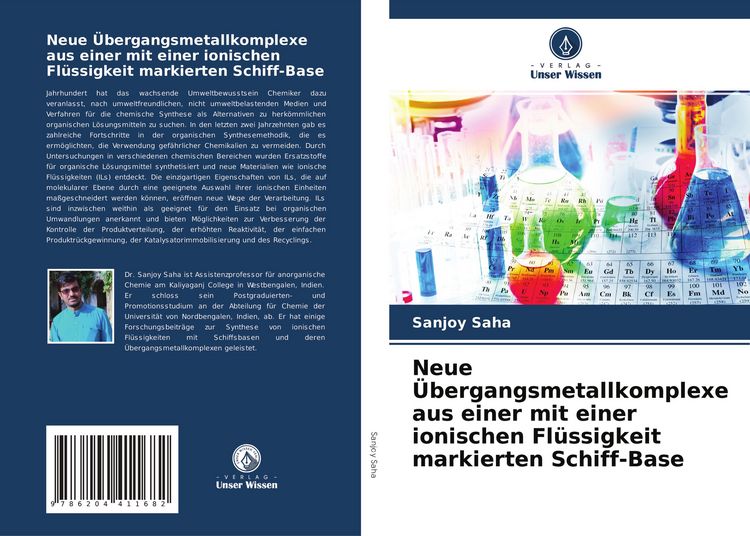Produktbild: Neue &Uuml;bergangsmetallkomplexe aus einer mit einer ionischen Fl&uuml;ssigkeit markierten Schiff-Base