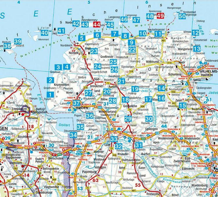 Produktbild: ROTHER Wanderf&uuml;hrer Ostfriesland