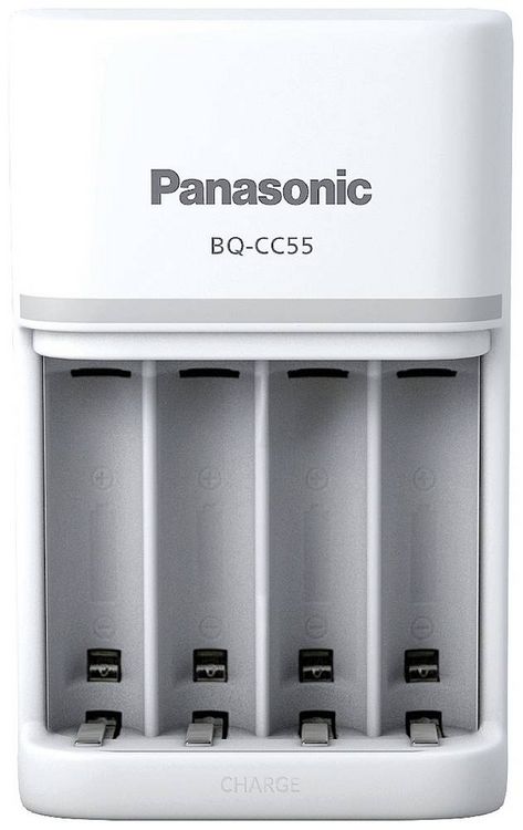 Produktbild: Panasonic Smart & Quick BQ-CC55 Akkupack-Ladeger&auml;t NiMH Micro (AAA), Mignon (AA)