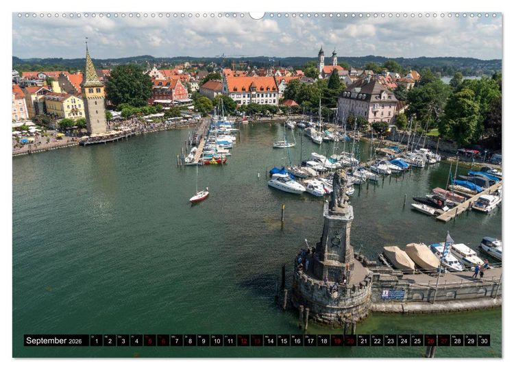Produktbild: Lindau am Bodensee (Wandkalender 2026 DIN A2 quer), CALVENDO Monatskalender