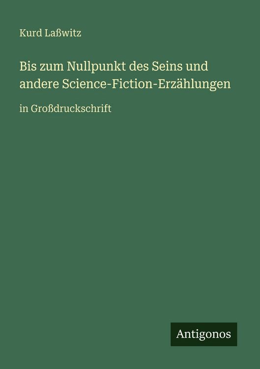 Produktbild: Bis zum Nullpunkt des Seins und andere Science-Fiction-Erz&auml;hlungen