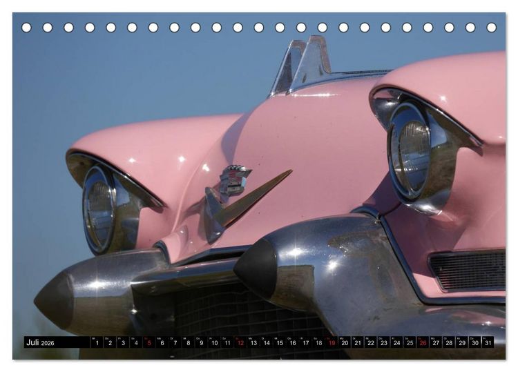 Produktbild: The art of mobility - american cars from the 50s & 60s (Part 2) (Tischkalender 2026 DIN A5 quer), CALVENDO Monatskalender