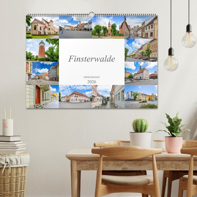Produktbild: Finsterwalde Impressionen (Wandkalender 2026 DIN A2 quer), CALVENDO Monatskalender
