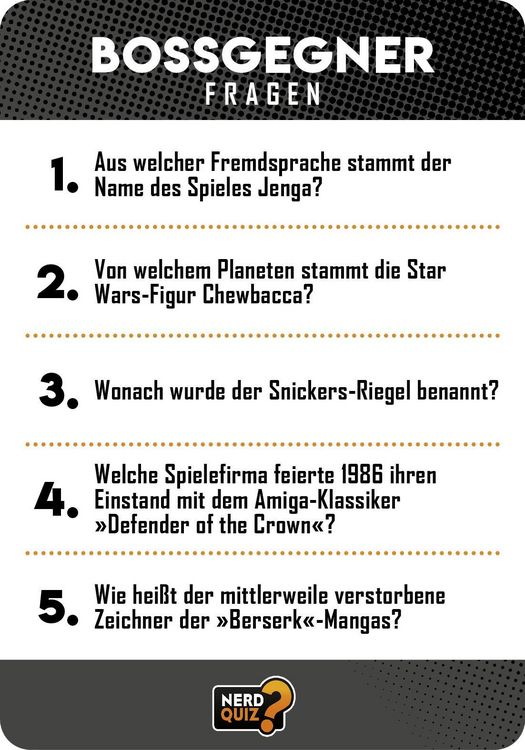 Produktbild: Nerd Quiz - das Kartenspiel