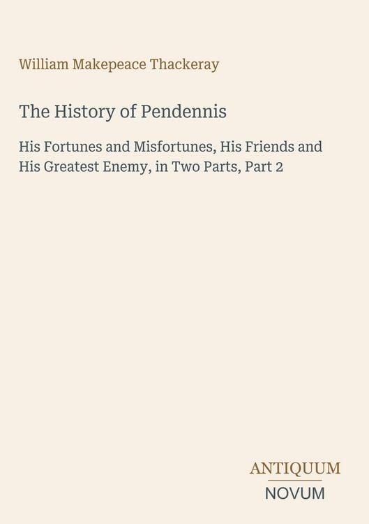 Produktbild: The History of Pendennis
