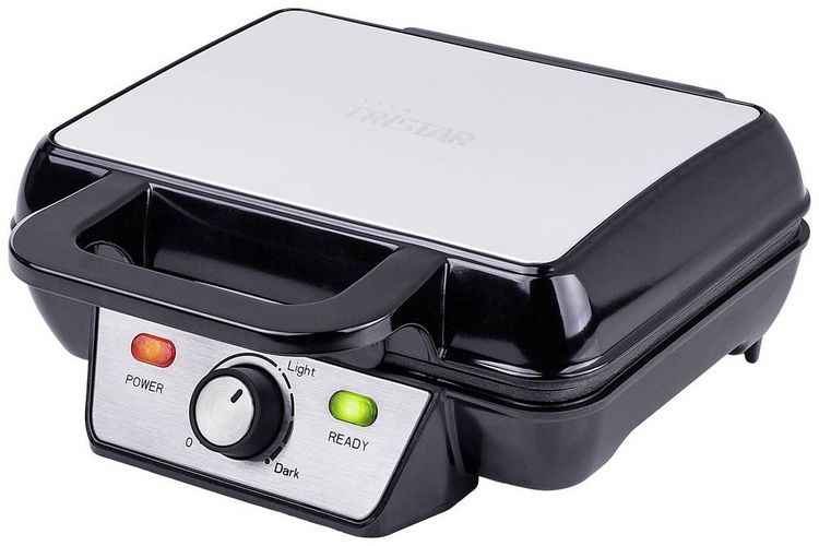 Produktbild: Tristar WF-2195 Waffeleisen Schwarz, Silber