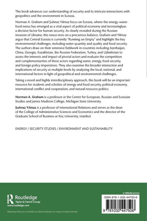 Produktbild: Energy, Environment and Geopolitics in Eurasia