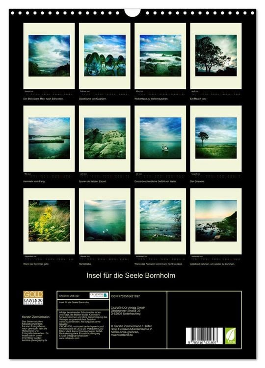 Produktbild: Insel f&uuml;r die Seele Bornholm (Wandkalender 2026 DIN A3 hoch), CALVENDO Monatskalender