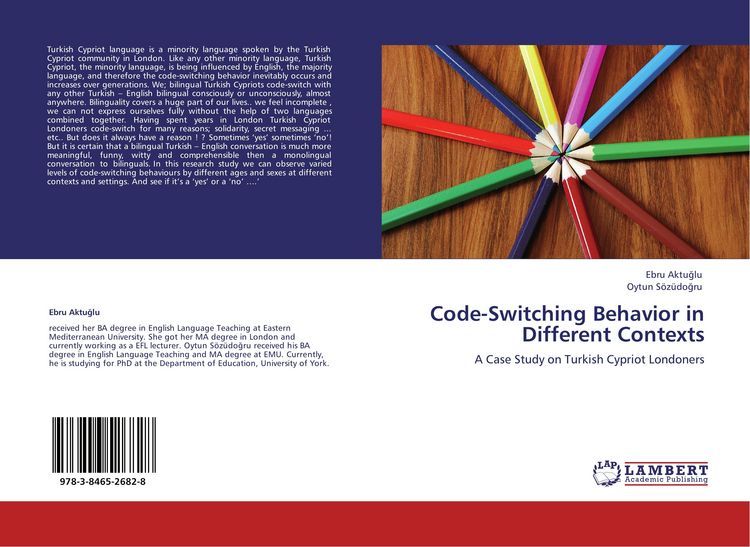 Produktbild: Code-Switching Behavior in Different Contexts