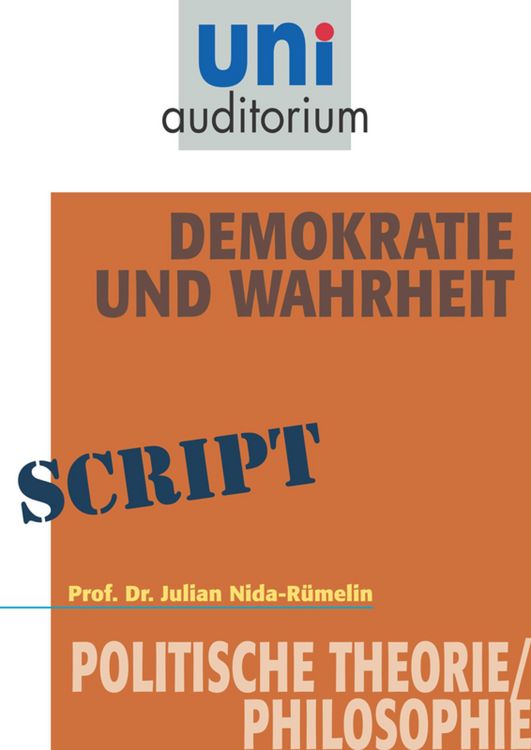Produktbild: Demokratie und Wahrheit