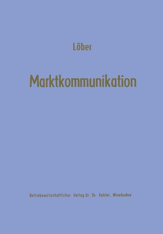 Produktbild: Marktkommunikation