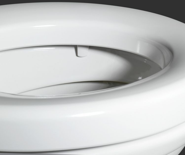 Produktbild: WC Sitz Mod. Secura Comfort, mit 5 cm Sitzerh&ouml;hung, belastbar bis 200 kg