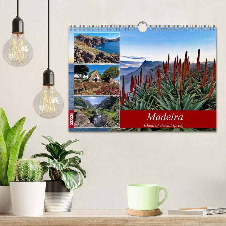 Produktbild: Madeira island of eternal spring (Wall Calendar 2026 DIN A4 landscape), CALVENDO 12 Month Wall Calendar