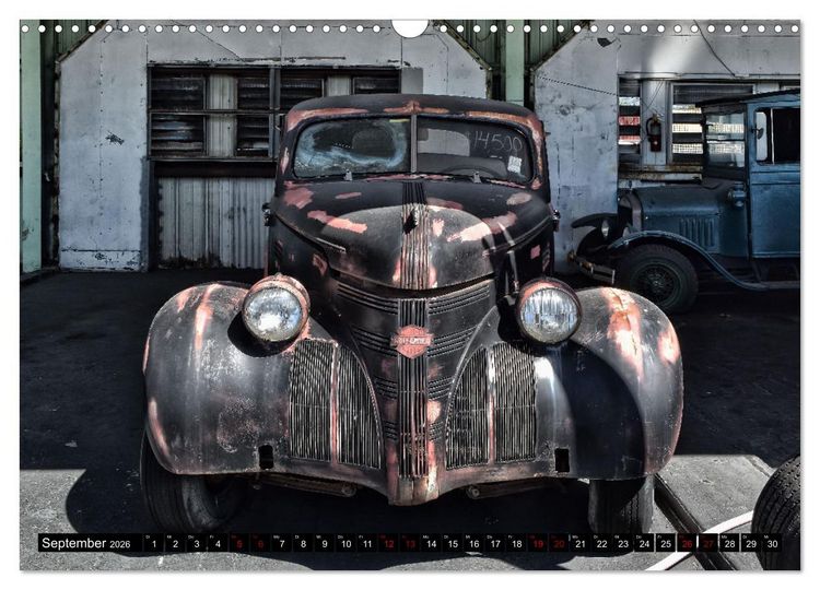 Produktbild: Florida Junk Cars (Wandkalender 2026 DIN A3 quer), CALVENDO Monatskalender