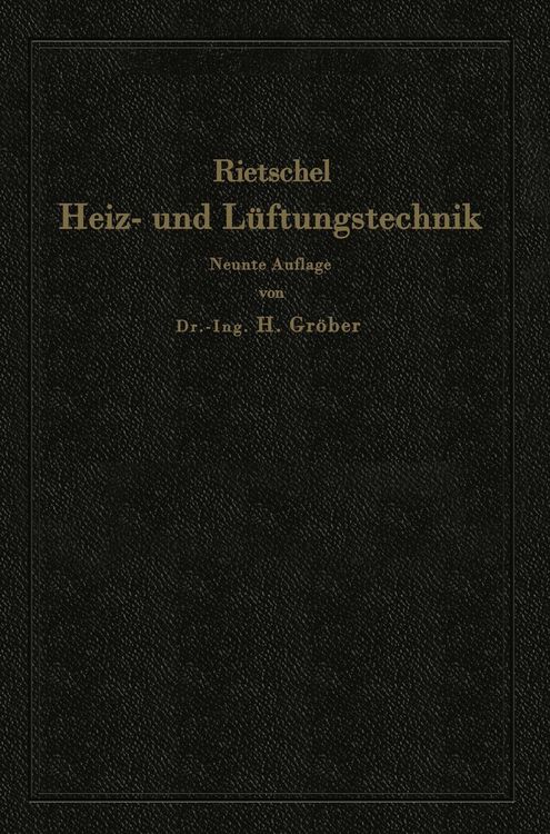 Produktbild: H. Rietschels Leitfaden der Heiz- und L&uuml;ftungstechnik