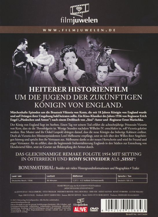 Produktbild: M&auml;dchenjahre einer K&ouml;nigin - filmjuwelen