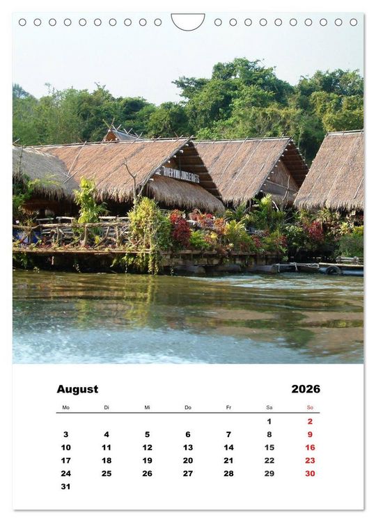 Produktbild: Thailand - Eine kleine Rundreise (Wandkalender 2026 DIN A4 hoch), CALVENDO Monatskalender