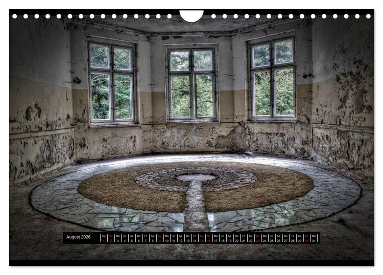 Produktbild: Lost Places, Vergessene Orte / AT-Version (Wandkalender 2026 DIN A4 quer), CALVENDO Monatskalender