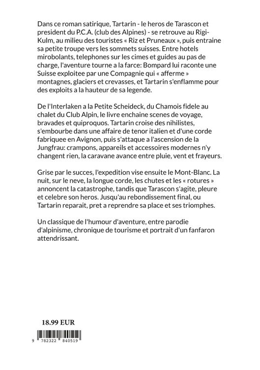 Produktbild: Tartarin sur les Alpes