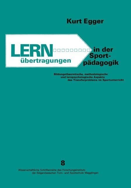 Produktbild: Lern&uuml;bertragungen in der Sportp&auml;dagogik