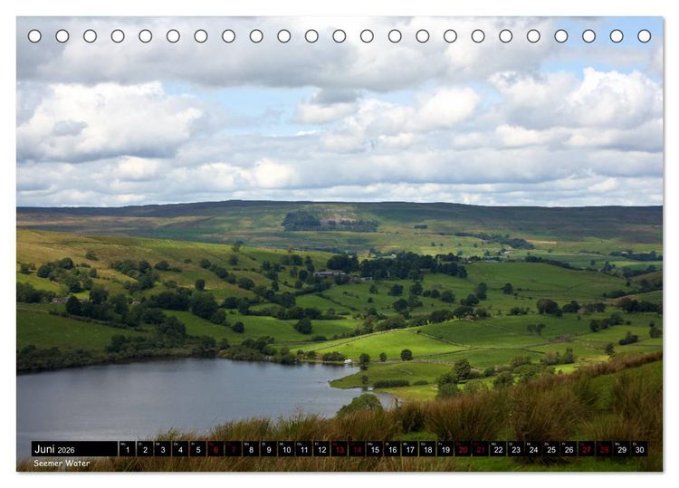 Produktbild: Traumhafte Yorkshire Dales (Tischkalender 2026 DIN A5 quer), CALVENDO Monatskalender