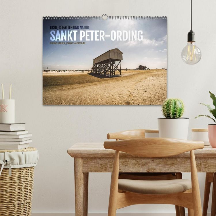 Produktbild: Sankt Peter-Ording. Licht, Schatten und Natur (Wandkalender 2026 DIN A3 quer), CALVENDO Monatskalender
