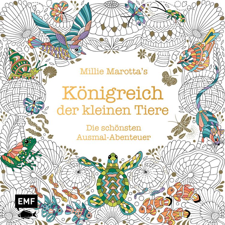 Produktbild: Millie Marotta's K&ouml;nigreich der kleinen Tiere &ndash; Die sch&ouml;nsten Ausmal-Abenteuer
