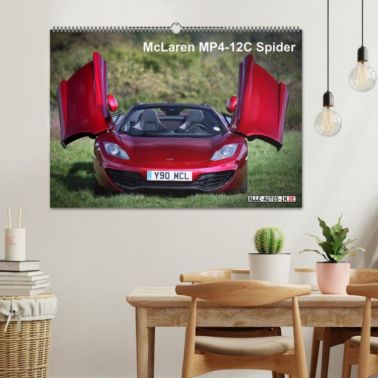Produktbild: McLaren MP4-12C Spider (Wandkalender 2026 DIN A2 quer), CALVENDO Monatskalender