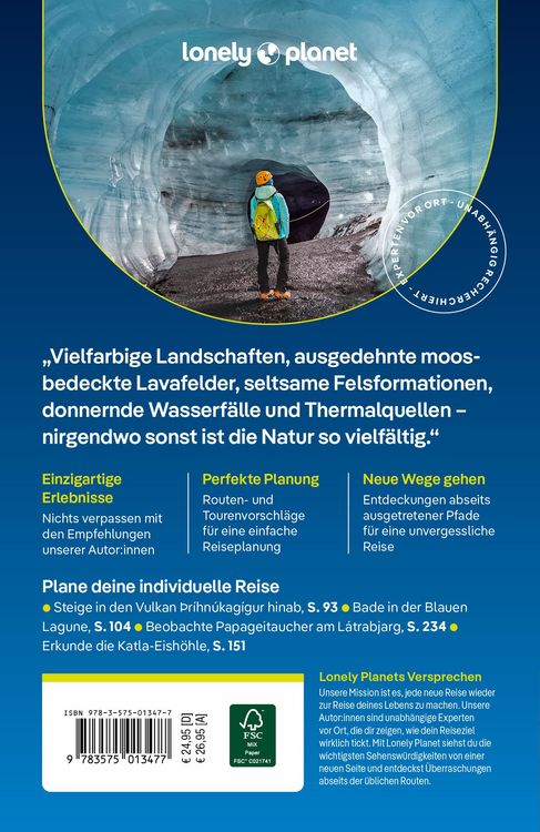 Produktbild: LONELY PLANET Reisef&uuml;hrer Island