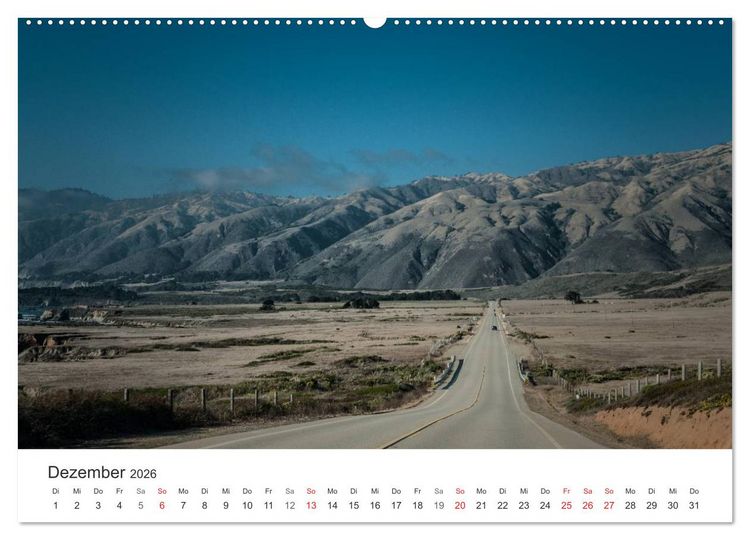 Produktbild: USA Roads (hochwertiger Premium Wandkalender 2026 DIN A2 quer), Kunstdruck in Hochglanz