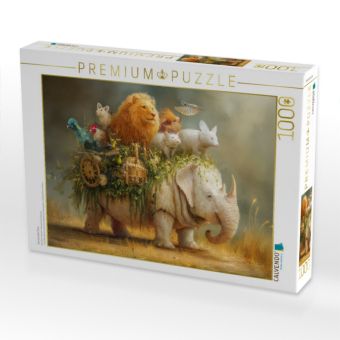 Produktbild: CALVENDO Puzzle Humorvolle Tiere | 1000 Teile Lege-Gr&ouml;&szlig;e 64x48cm Foto-Puzzle f&uuml;r gl&uuml;ckliche Stunden