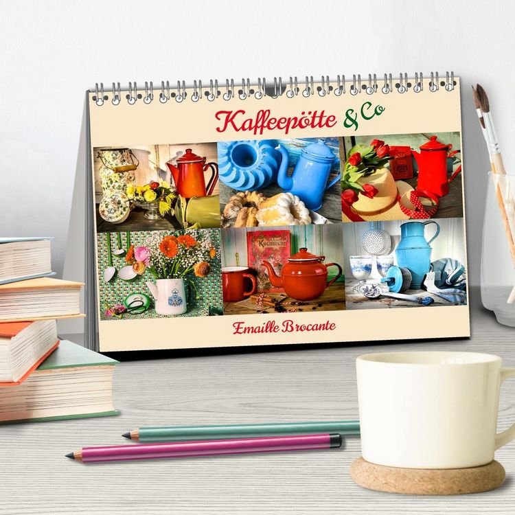 Produktbild: Kaffeep&ouml;tte & Co (Tischkalender 2027 DIN A5 quer), CALVENDO Monatskalender