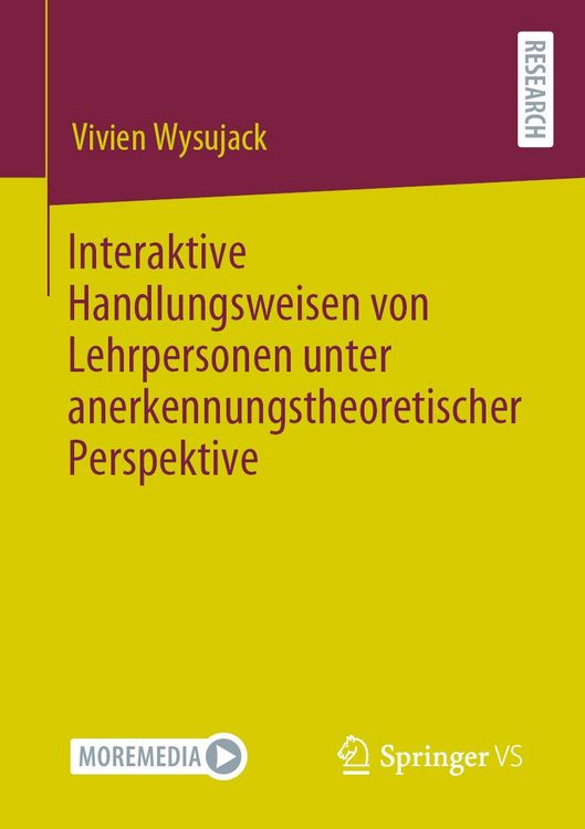 Produktbild: Interaktive Handlungsweisen von Lehrpersonen unter anerkennungstheoretischer Perspektive