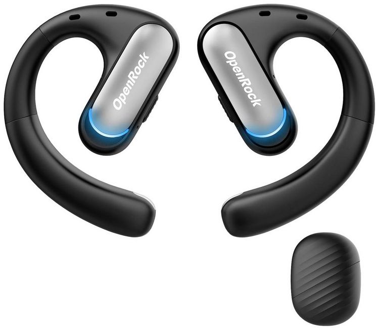 Produktbild: OneOdio OpenRock Pro T1 Ear Free Kopfh&ouml;rer Bluetooth&reg; Stereo Schwarz Ladecase, Ohrb&uuml;gel, Wasserbest&auml;ndig Sport