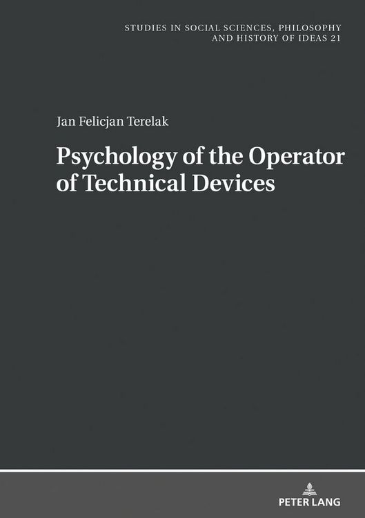 Produktbild: Psychology of the Operator of Technical Devices