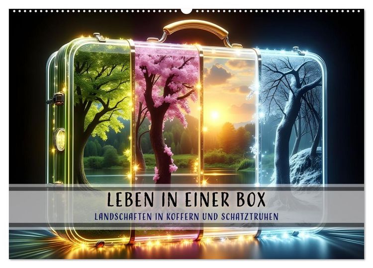Produktbild: Leben in einer Box (Wandkalender 2026 DIN A2 quer), CALVENDO Monatskalender
