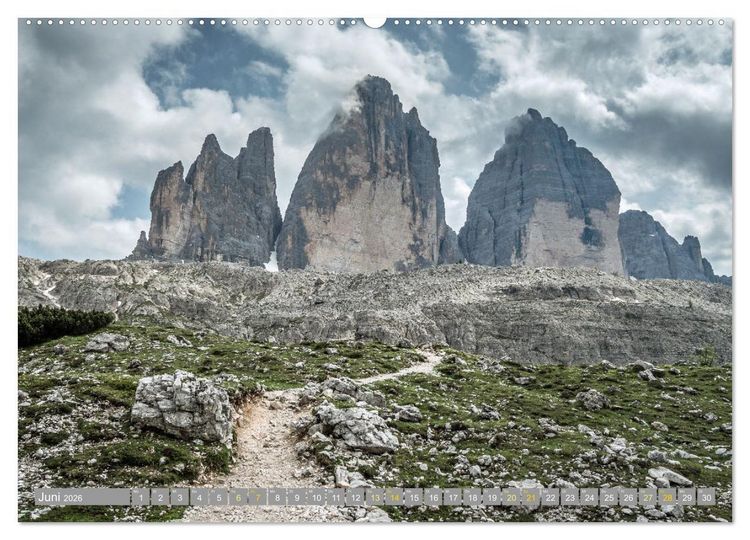 Produktbild: Wanderwege in Europa (Wandkalender 2026 DIN A2 quer), CALVENDO Monatskalender