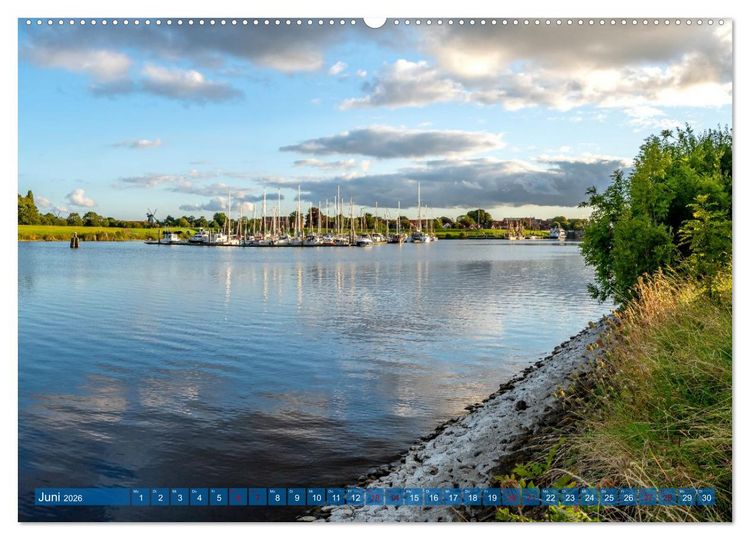 Produktbild: Greetsiel, die ostfriesische Perle und seine Umgebung (Wandkalender 2026 DIN A2 quer), CALVENDO Monatskalender