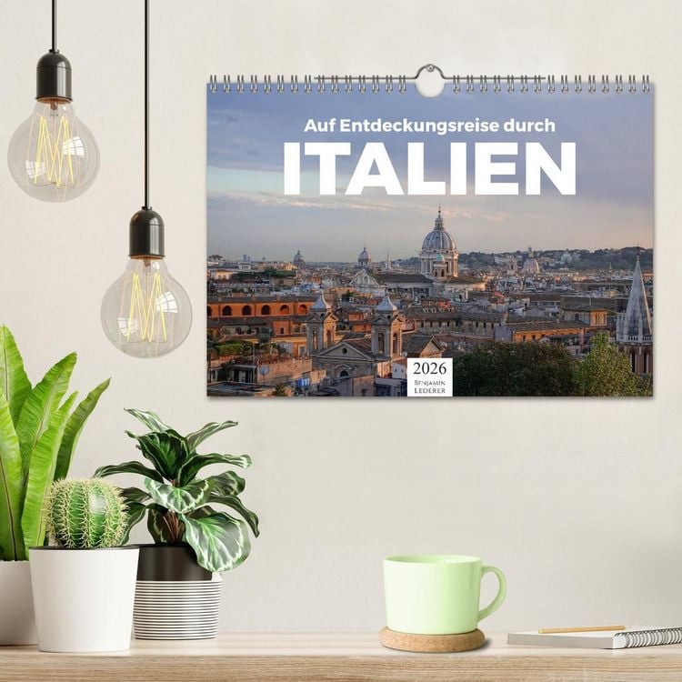 Produktbild: Auf Entdeckungsreise durch Italien (Wandkalender 2026 DIN A4 quer), CALVENDO Monatskalender