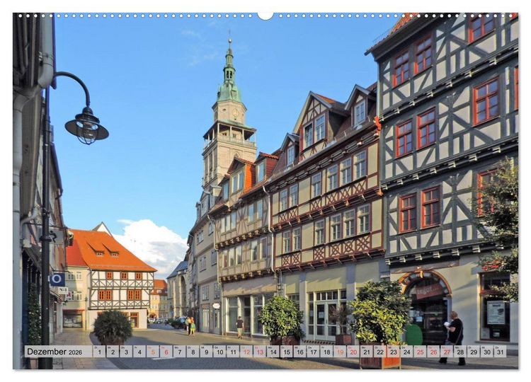 Produktbild: Bad Langensalza - Die Kur- und Gartenstadt (hochwertiger Premium Wandkalender 2026 DIN A2 quer), Kunstdruck in Hochglanz