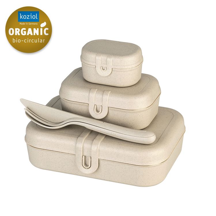 Produktbild: Koziol Lunchbox-Set + Besteck PASCAL Lunchbox-Set + Besteck PASCAL