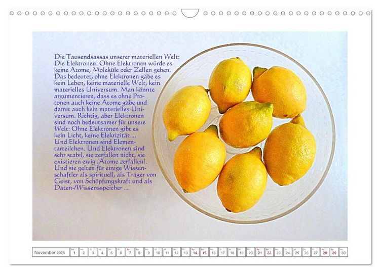 Produktbild: Quantenphysikalischer Nachdenk-Kalender (Wandkalender 2026 DIN A3 quer), CALVENDO Monatskalender