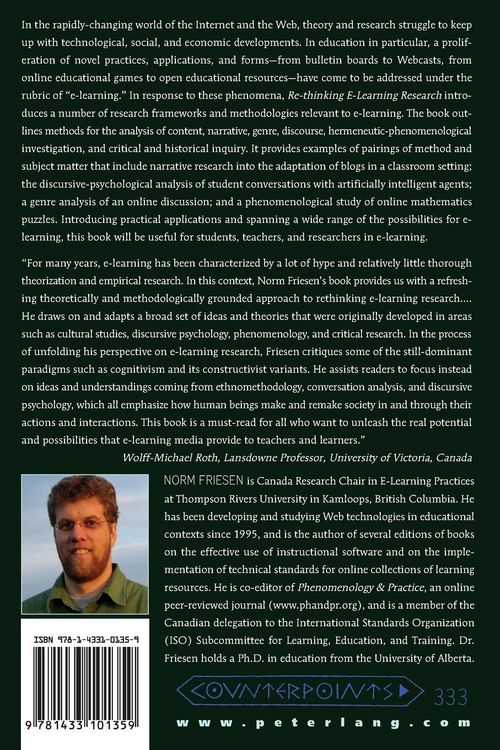 Produktbild: Re-Thinking E-Learning Research