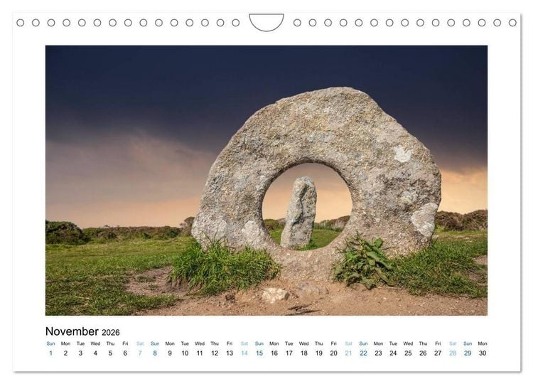 Produktbild: Cornwall - Between Land and Sea (Wall Calendar 2026 DIN A4 landscape), CALVENDO 12 Month Wall Calendar